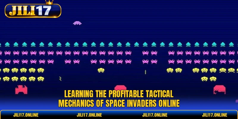 Learning the profitable tactical mechanics of Space Invaders online