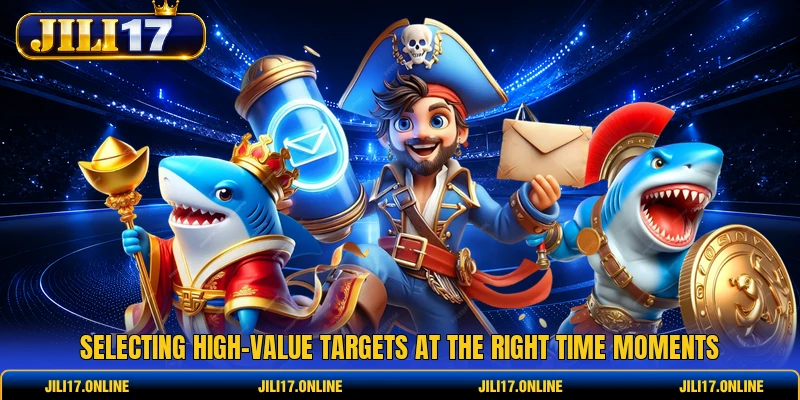 Selecting high-value targets at the right time moments 