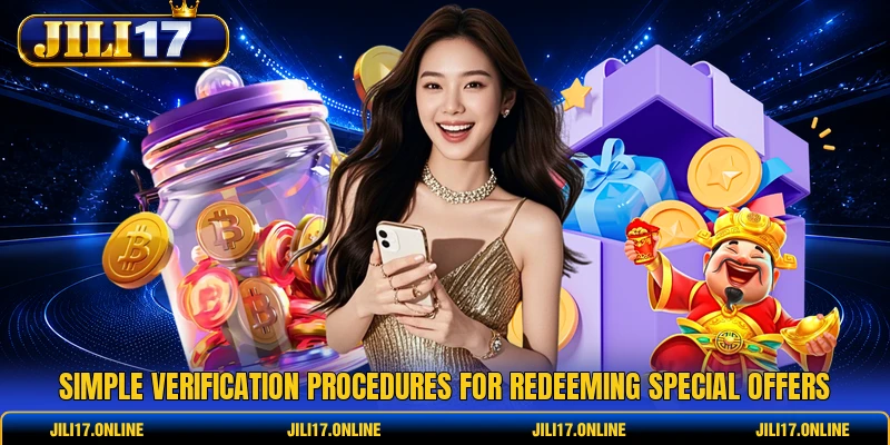 Simple verification procedures for redeeming special offers